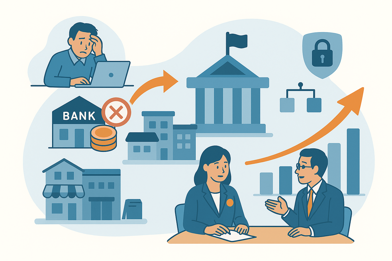 中小企業活性化協議会の相談イメージ